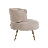 Richmond Fauteuil 'Hazel' Velvet, kleur Khaki - thumbnail