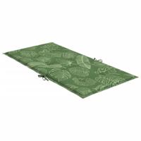 VidaXL Stoelkussens lage rug 6 st bladpatroon stof - thumbnail