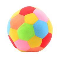 Johntoy Happy world stoffen rammel-bal - thumbnail