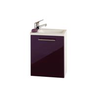 Wastafelkast Isla Wit Paars - thumbnail