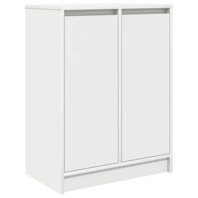 Dressoir 57x34x76 cm bewerkt hout wit