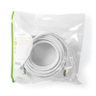Cat 8.1 S/FTP-Netwerkkabel | RJ45 Male naar RJ45 Male | 10,0 m | Wit - thumbnail