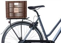 Gerecyclede fietskrat Basil Crate L 40.0 liter 39 x 49 x 26 cm - chocolate brown - thumbnail