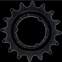 Tandwiel KMC Voor Shimano 16T O-MO Staal 3/32 inch - Zwart - thumbnail