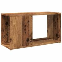 Tv-meubel 60x24x32 cm bewerkt hout oud houtkleurig - thumbnail