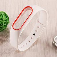 Xiaomi Mi band 2 DUO COLOR bandje voor CA0600B - Wit - thumbnail
