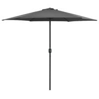 VidaXL Parasol met aluminium paal 270x246 cm antracietkleurig - thumbnail