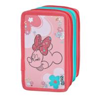 Undercover 3-vaks gevulde etui minnie mouse - thumbnail