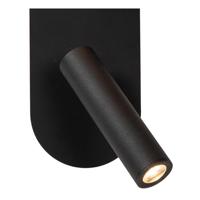 Lucide KELLY - Bedlamp / Wandlamp - LED - 1x3,5W 3000K - Zwart - thumbnail
