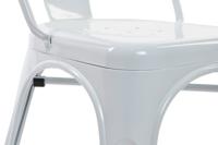 Stoel DKD Home Decor Wit Metaal 53 x 45 x 85 cm - thumbnail