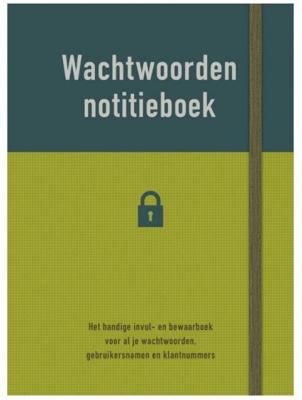 Notitieboek - wachtwoorden Notitieboek - wachtwoorden