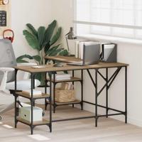 Bureau Artisan Eiken 139 x 139 x 75 cm Bewerkt hout - thumbnail