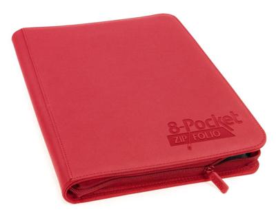 Ultimate Guard Zipfolio 320 16-Pocket Xenoskin - Red