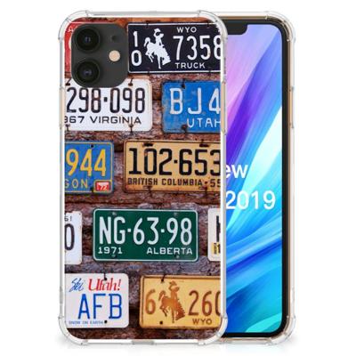 Apple iPhone 11 Anti-shock Hoesje met foto Kentekenplaten Apple iPhone 11 Anti-shock Hoesje met foto Kentekenplaten