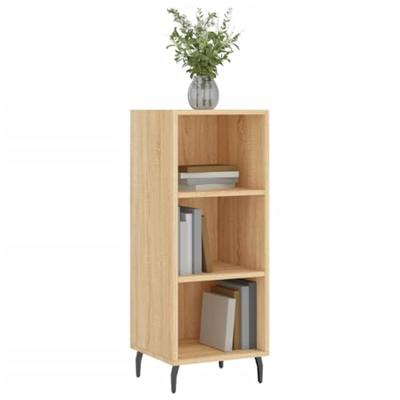 Dressoir 34,5x32,5x90 cm bewerkt hout sonoma eikenkleurig