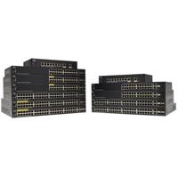 Cisco SF350-24 poorts netwerkswitch zwart - thumbnail