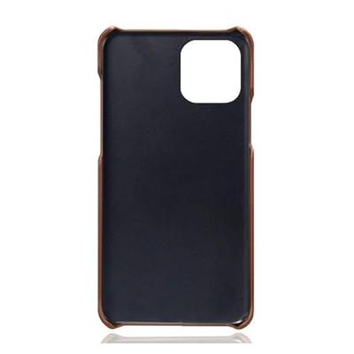 Casecentive Leren Back case iPhone 14 bruin