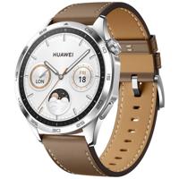 HUAWEI WATCH GT 4 Smart Watch - Batterijduur tot 2 weken Fitness Tracker - Compatibel met Android en iOS - Gezondheidsmonitoring met Pulse Wave Aritmie Analyse - GPS Geïntegreerd - 46 mm Leer Bruin - thumbnail