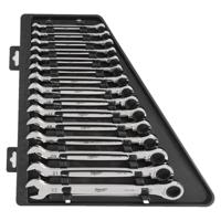 Milwaukee MAX BITE ™ ratelsleutelsets 15 pct Maxbite Ratchet Metric Combinatie Spanner Set - 1 st - 4932464994 - thumbnail