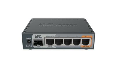Mikrotik hEX S bedrade router Ethernet LAN Zwart