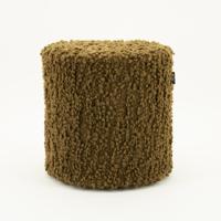 By-Boo Poef 'Vista' 40cm, kleur Mosterdgeel - thumbnail