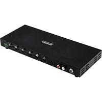 SpeaKa Professional 4 x 2 poorten HDMI-switch Met audiopoorten 3840 x 2160 Mpix Zwart - thumbnail