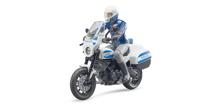 bruder bworld Scrambler Ducati Politiemotor modelvoertuig - thumbnail