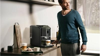 Siemens Hausgeräte Siemens SDA TF301E19 Koffievolautomaat Pianolak-zwart Siemens Hausgeräte Siemens SDA TF301E19 Koffievolautomaat Pianolak-zwart