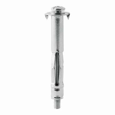 Blister van 10 stuks. metalen expansiepluggen ø8x46 schroeven m4x55 5001547 snel