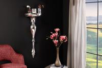 Barokke wandconsole SCALA 80cm zilver aluminium wandplank - 35729 - thumbnail