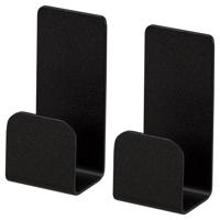 Handdoekhaak Haceka Redefine Enkele Haak S/2 Alu Mat Zwart Haceka - thumbnail