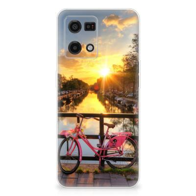 OPPO Reno7 4G | Silliconen Back Cover | Amsterdamse Grachten