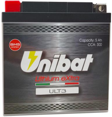 Unibat lifepo4 batterij "ult3". battery ult3 4pin lithium extra