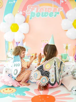 Partyhoedjes Pastel Met Gouden Rand Mix (6st)