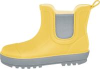 Playshoes halfhoge regenlaarzen uni geel-24 - thumbnail