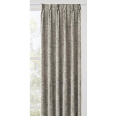 Gordijnstof Mikki semi verduisterend - taupe