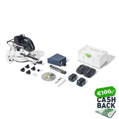 Festool KSC 60 EB 5,0 I-Plus Accu Afkortzaag KAPEX 216mm 18V 5.0Ah - 577954