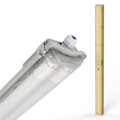 Proventa LED TL dubbel armatuur met 2 buizen 150 cm - Koud wit licht 6500 K - Waterdicht - Complete set