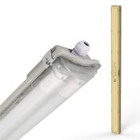 Proventa LED TL dubbel armatuur met 2 buizen 150 cm - Koud wit licht 6500 K - Waterdicht - Complete set - thumbnail