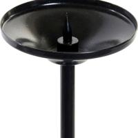 Kaarshouder DKD Home Decor Kristal Blauw Metaal 13 x 13 x 25 cm - thumbnail