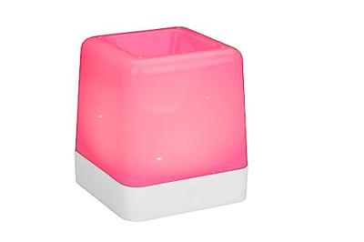 Grundig solar lamp tuinverlichting op zonne energie wit/oranje/blauw/groen licht tot 8 uur licht - thumbnail