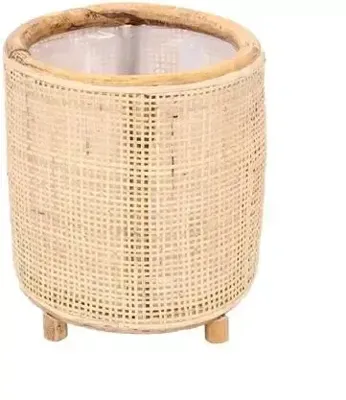 Rotan Webbing plantenmand 22x22x24cm