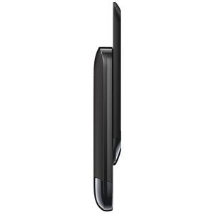 Nokia C2-02 smartphone (6,6 cm (2,6 inch) touchscreen, 2 megapixel camera, Bluetooth), chrome schwarz