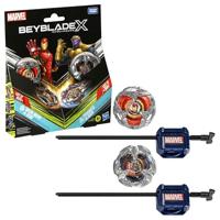Beyblade X Marvel Collab Iron Man 4-80B vs. Thanos 4-60P - thumbnail