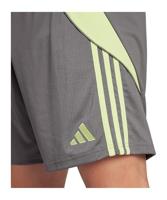 adidas Tiro 24 Voetbalbroekje Grijs Lichtgroen - thumbnail