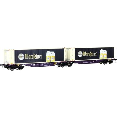 Mehano 28399 HO containerwagen Sgmrss90 Warsteiner van RailRelease Mehano 28399 HO containerwagen Sgmrss90 Warsteiner van RailRelease