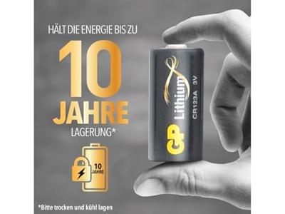 GP Lithium batterij CR123A 1 stuk - thumbnail