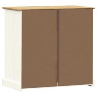 Ladekast VIGO 80x40x76 cm massief grenenhout wit - thumbnail