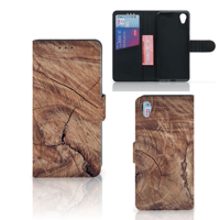 Sony Xperia X Book Style Case Tree Trunk - thumbnail