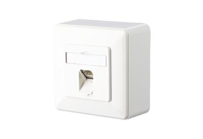 Metz Connect 1307370002-I Netwerkdoos Opbouw (op muur) CAT 6 1 poort Zuiver wit Metz Connect 1307370002-I Netwerkdoos Opbouw (op muur) CAT 6 1 poort Zuiver wit